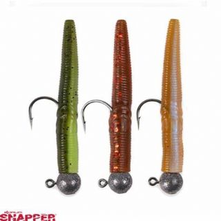 Korum Snapper Floatex Squirmz 7.5cm Ready Rigged - 